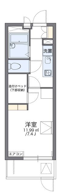 レオパレス夢Ｔｏｗｎ 間取り図