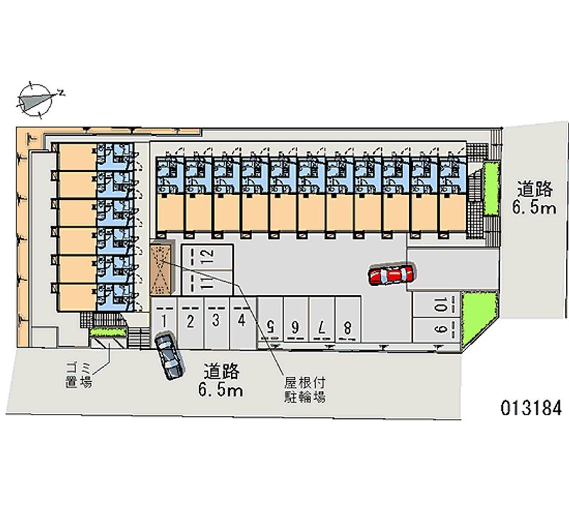 13184 Monthly parking lot