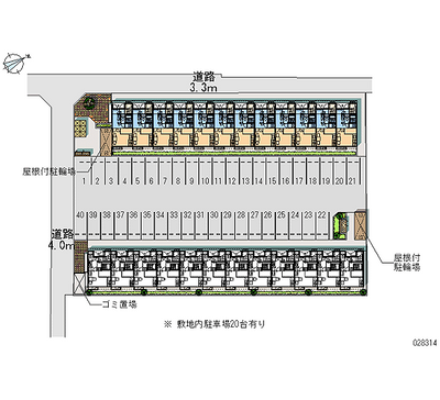 28314 Monthly parking lot