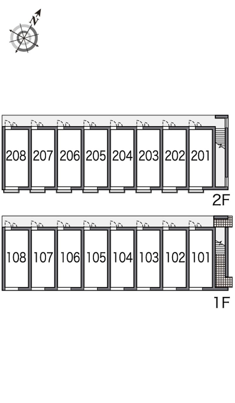 レオパレスリンネル 間取配置図