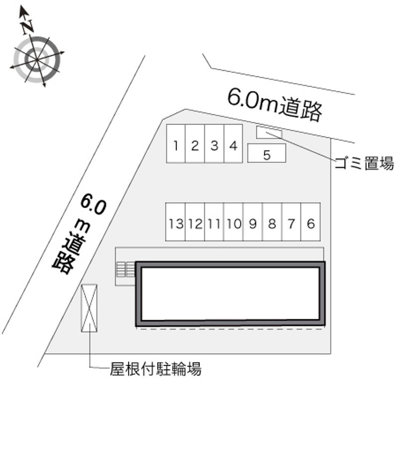 レオパレスコスモスカイ 配置図