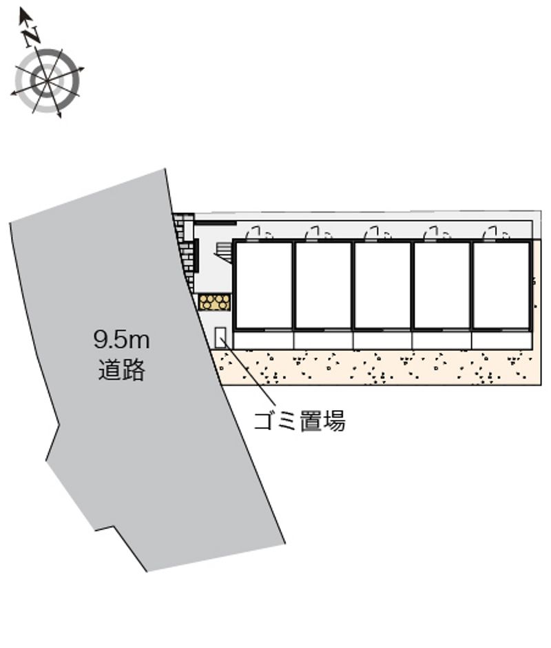 レオパレスポートハイム 配置図