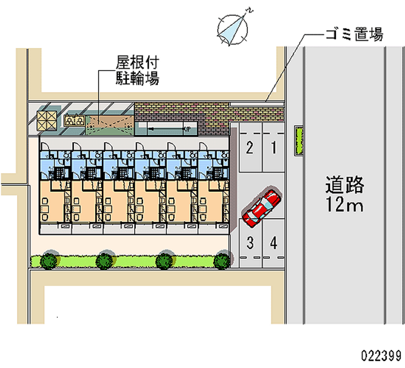 レオパレス又吉 区画図