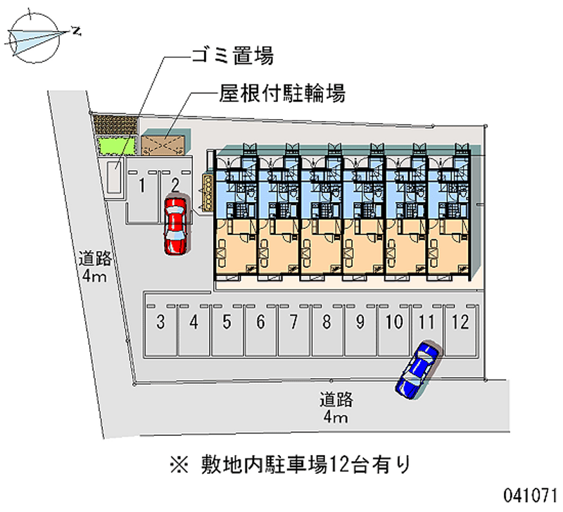 41071 Monthly parking lot