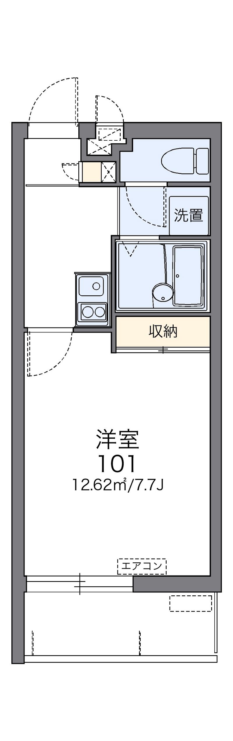 レオネクストしろかめ 間取図