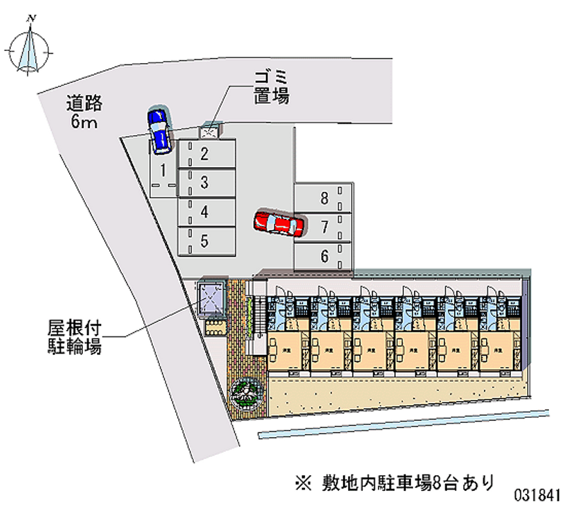 レオパレスクリスタル笠舞Ⅰ 月極駐車場