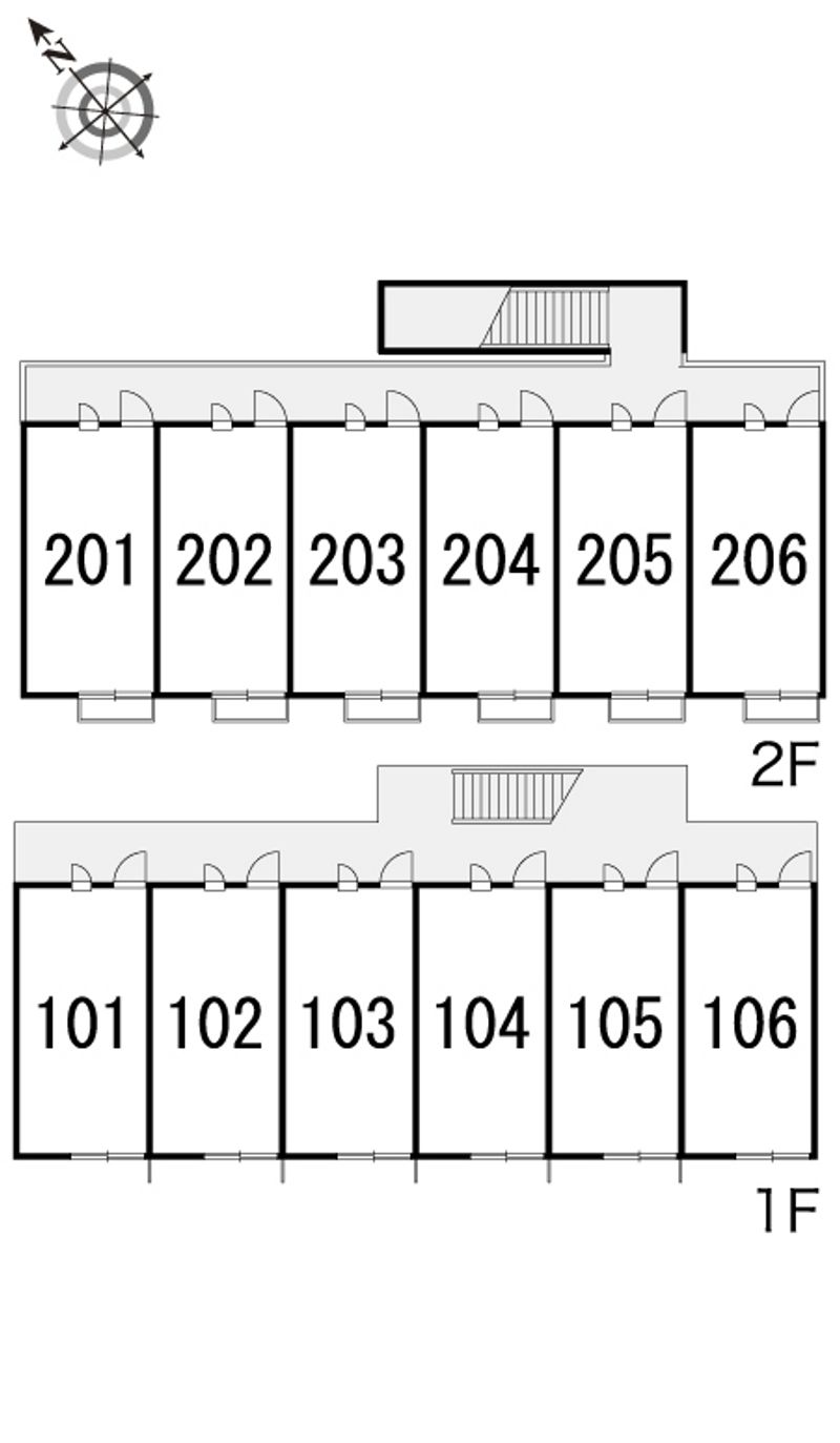 レオパレスＹＡＮＯＨＩＲＡ 間取配置図