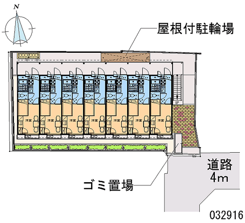 レオパレス友六 区画図