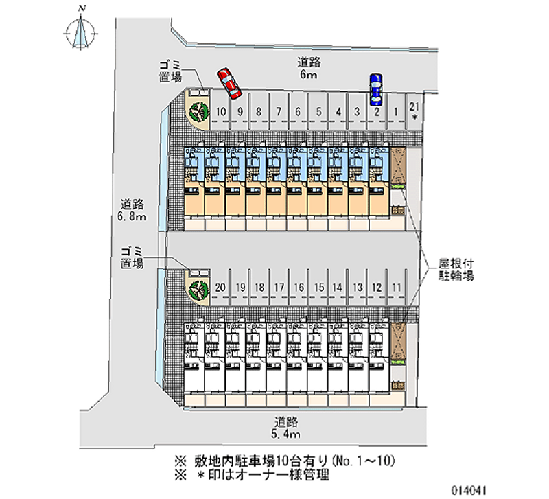 14041 Monthly parking lot