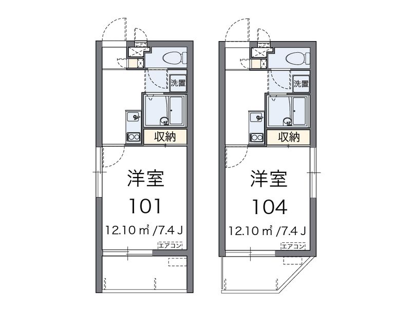 レオネクストＭｏｒｉｓｈｉｔａ 間取図