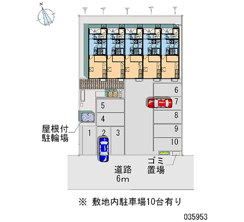 レオパレスマ　メゾン２ 月極駐車場