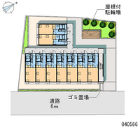 レオパレスステラート堀切Ⅰ 区画図