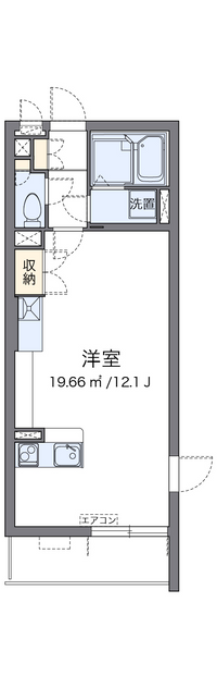 ミランダクレールコート新里 間取り図