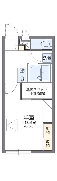 レオパレスＰＡＲＣ　ＳＩＤＥⅡ 間取り図