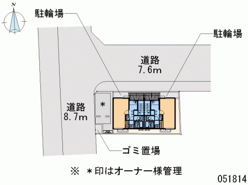 レオネクストＰＲＥＳＳＯ大師西 区画図