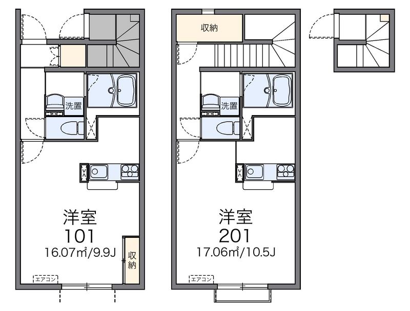 レオネクストグリーンパル野市Ⅲ 間取図