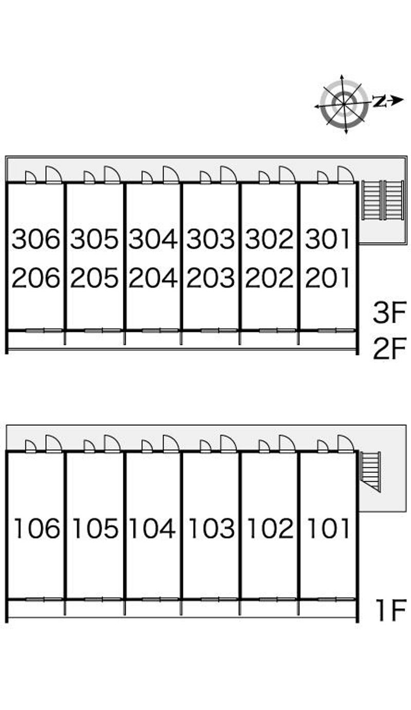 レオパレスカサブランカ柏 間取り配置図