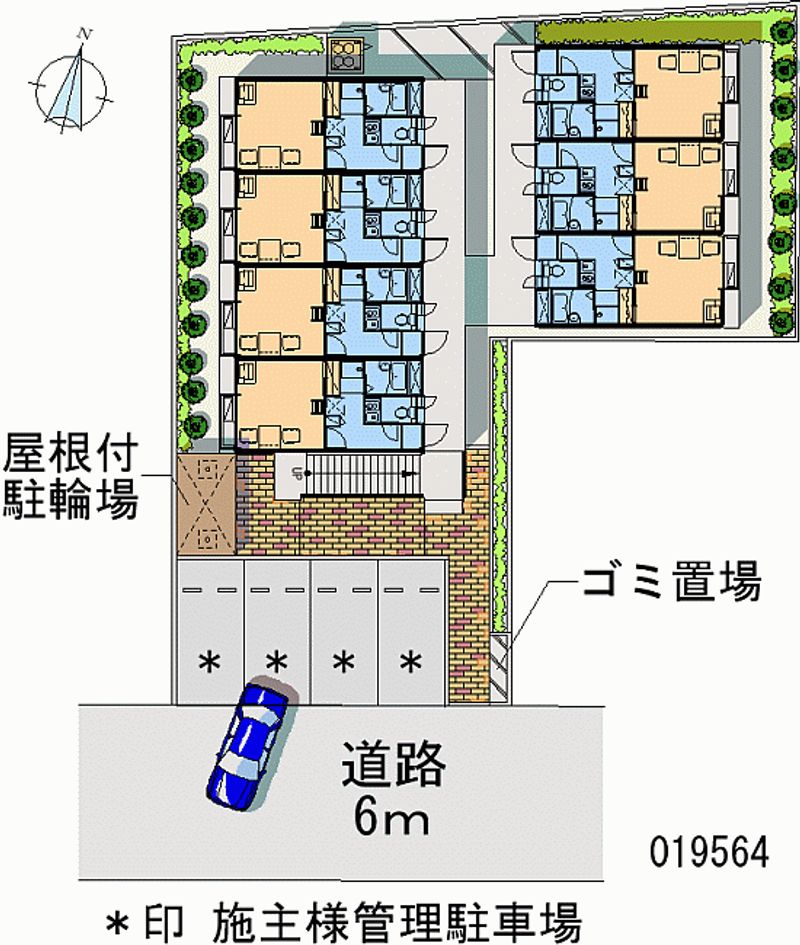 レオパレス高蔵 区画図