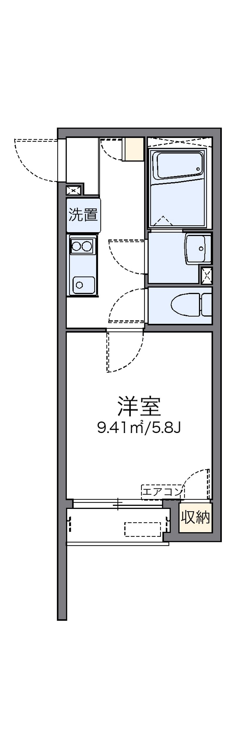 レオネクストグレイス共和 間取図