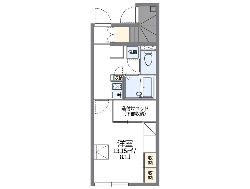 レオパレスＰｒｅｍａ 間取図