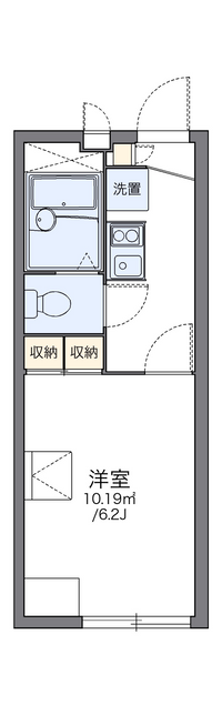 レオパレスビエント 間取り図