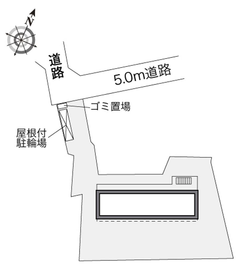 レオパレスＨＩＮＯⅡ 配置図