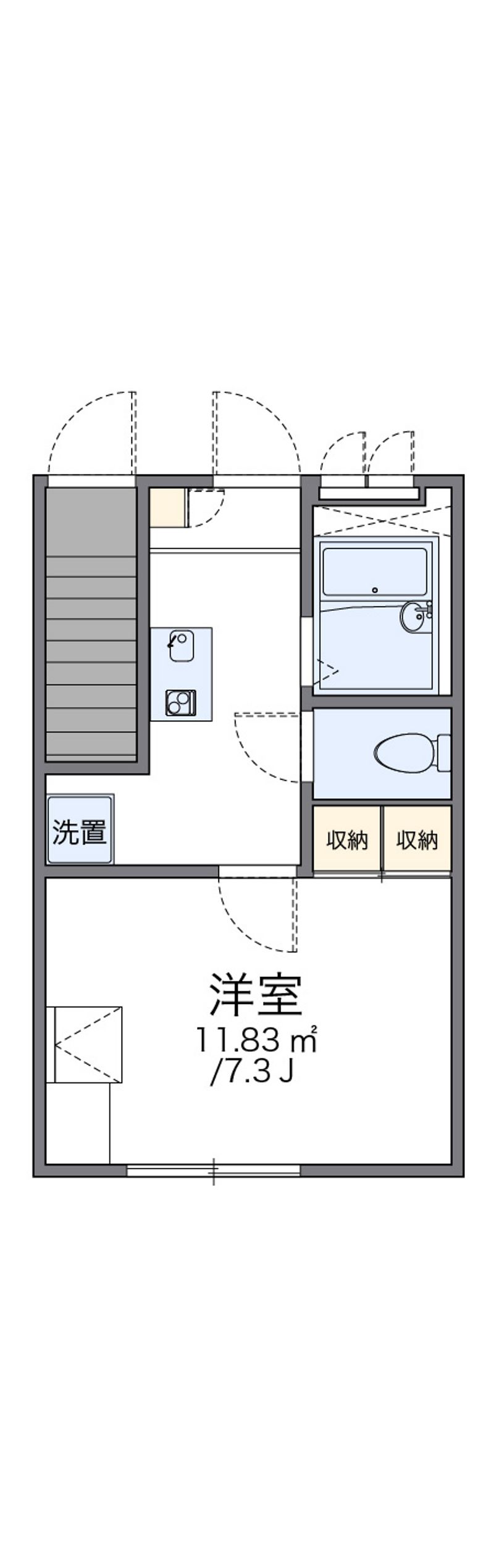 レオパレスＨＡＰＰＩＮＥＳＳ大森Ⅱ 間取図