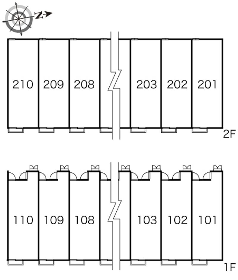 レオパレスＰＬＡＩＲＥ 間取配置図