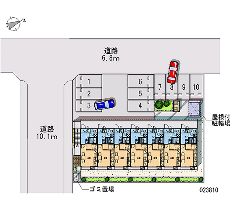 レオパレスパークハイム芦山 月極駐車場