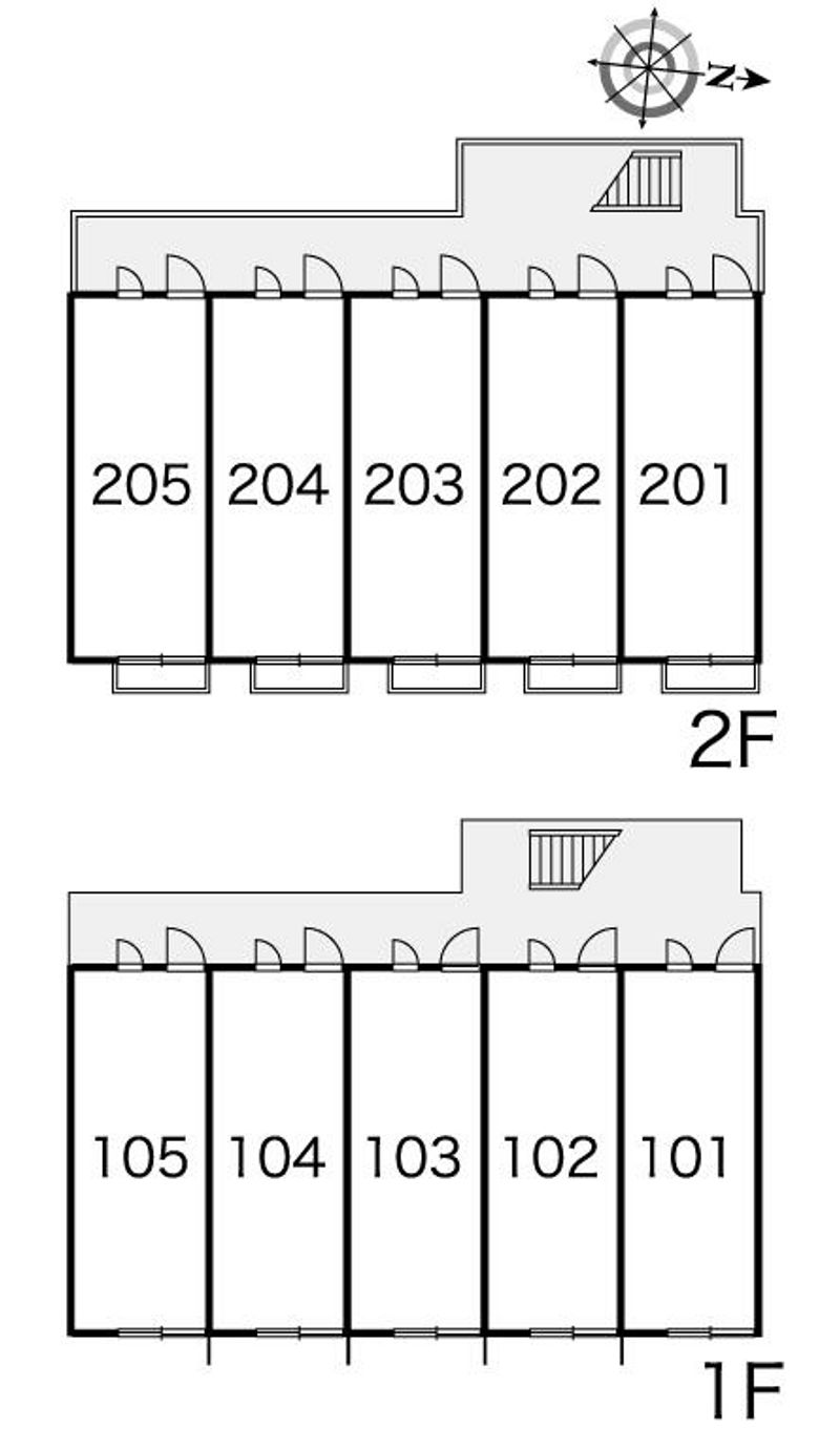 レオパレスルーチェ 間取配置図