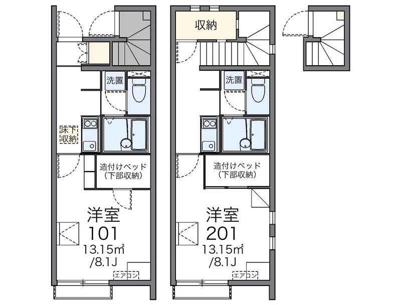 レオネクストほたる 間取図