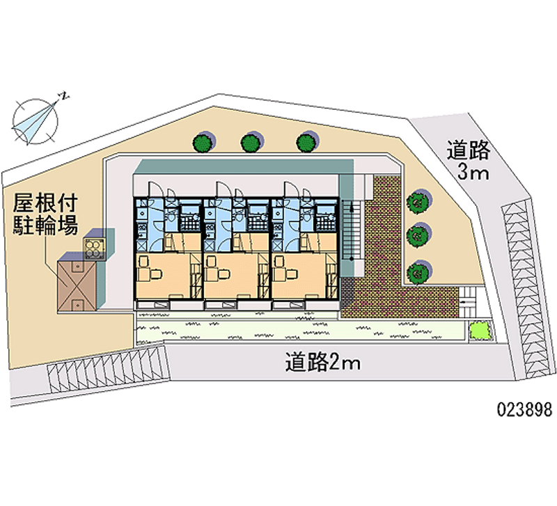レオパレスＫｓ 区画図