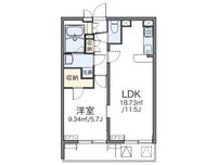 レオパレス三ヶ田 間取図