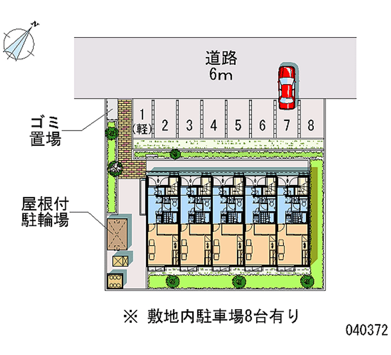 レオパレス水広下 月極駐車場