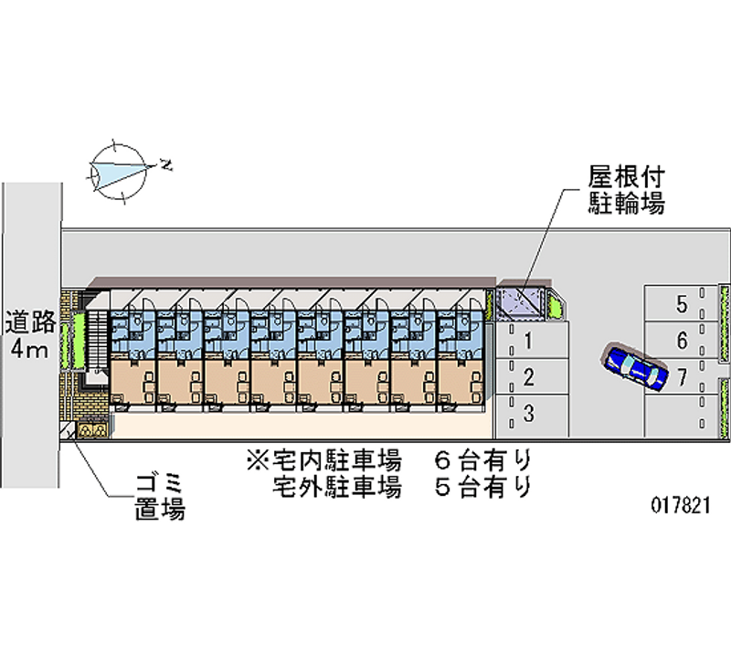 レオパレスルミエール・アイ 月極駐車場