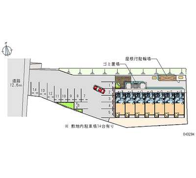 43294 Monthly parking lot