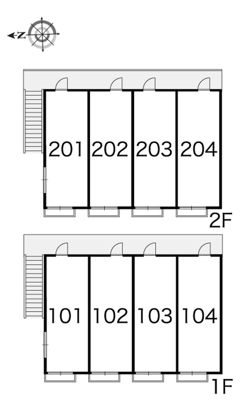レオパレス井草 間取り配置図