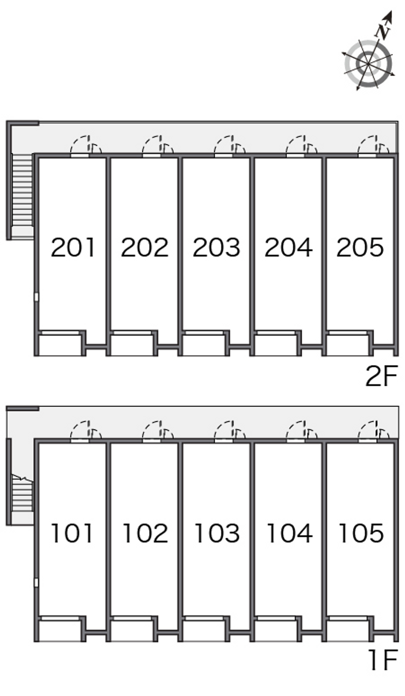 レオネクストヴィラ　アゼリア 間取り配置図