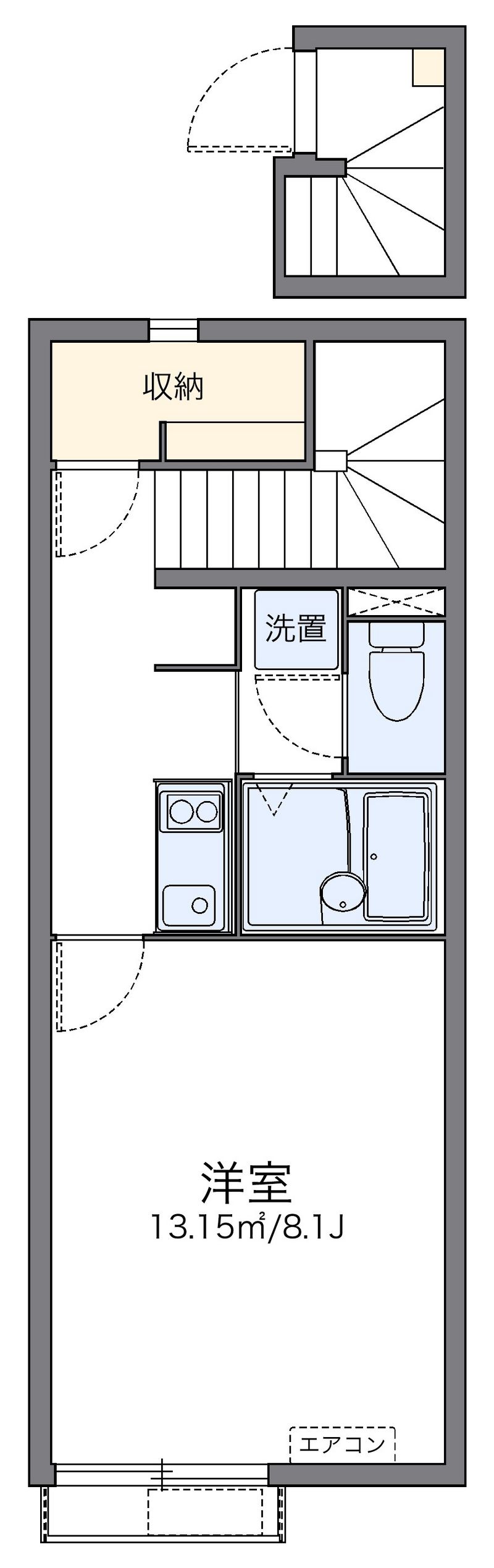 レオネクスト旭町 間取図