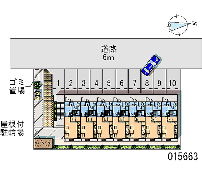 15663 bãi đậu xe hàng tháng