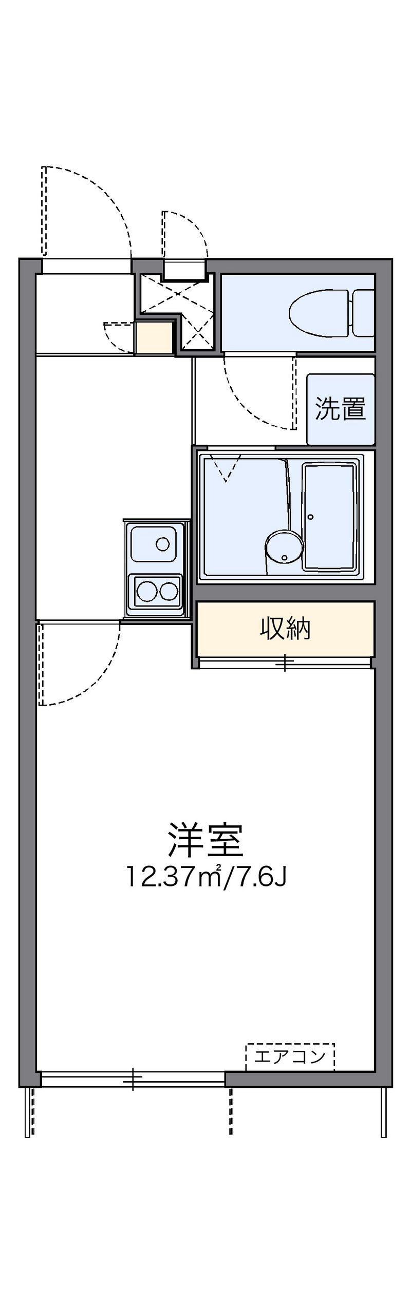 leopalace Uemachi Floor plan
