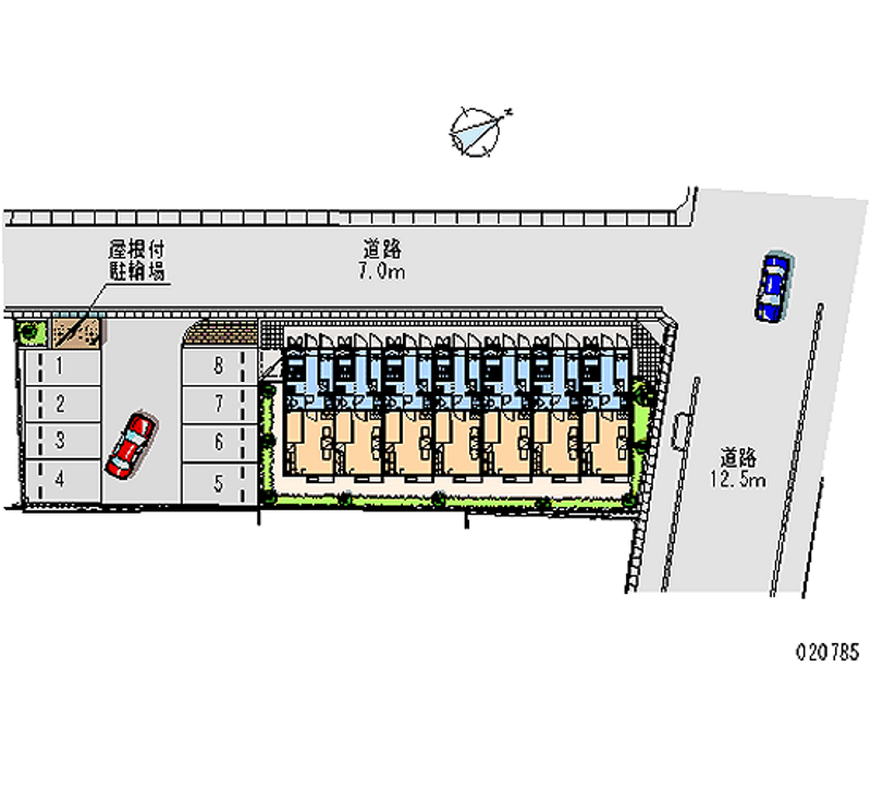 20785 bãi đậu xe hàng tháng