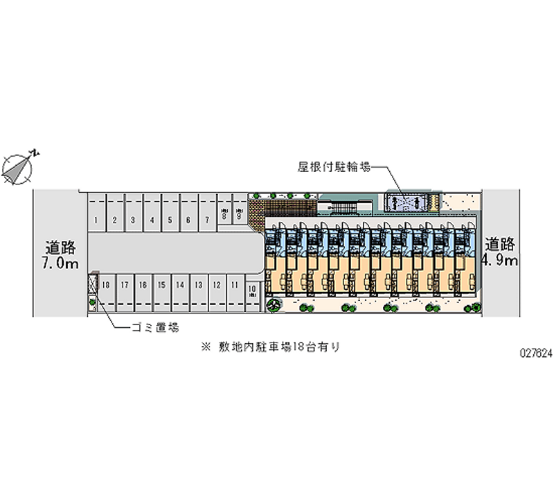 27624 bãi đậu xe hàng tháng