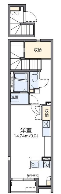 レオネクストポムールⅡ 間取り図