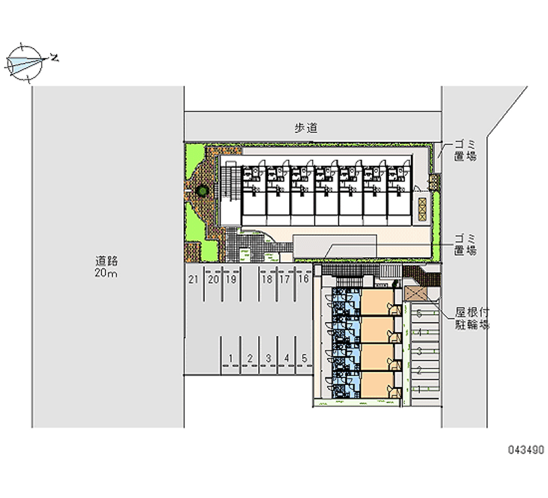 レオネクスト学研光台 区画図
