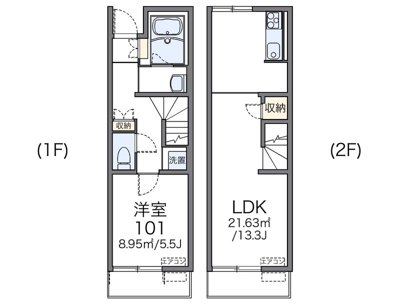 レオネクスト東矢本 間取図