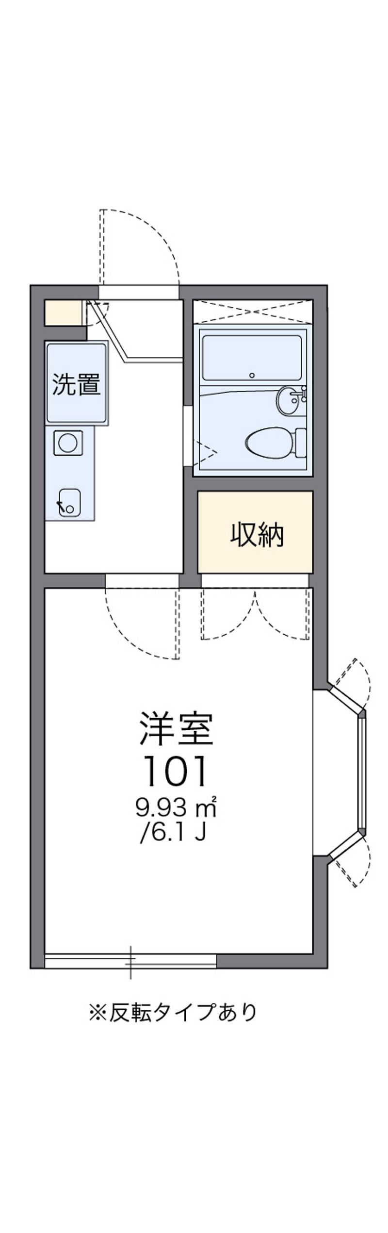 レオパレスフラワーアイランド 間取図