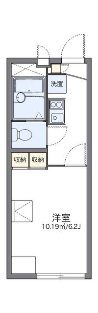 レオパレス上台 間取り図