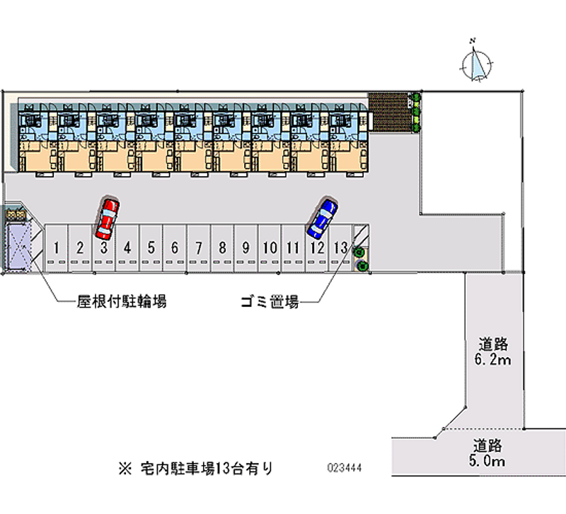 23444月租停車場