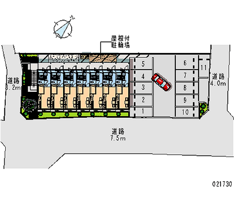 21730月租停车场